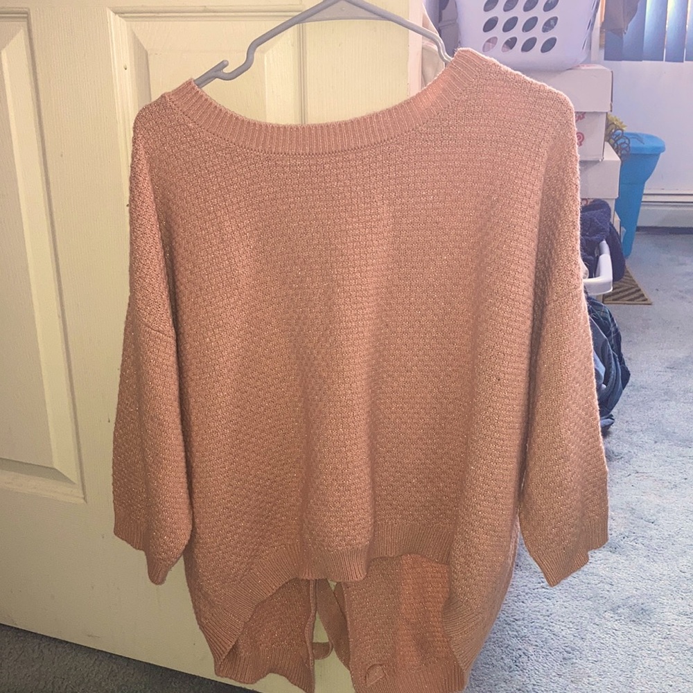 Pink stylish sweater